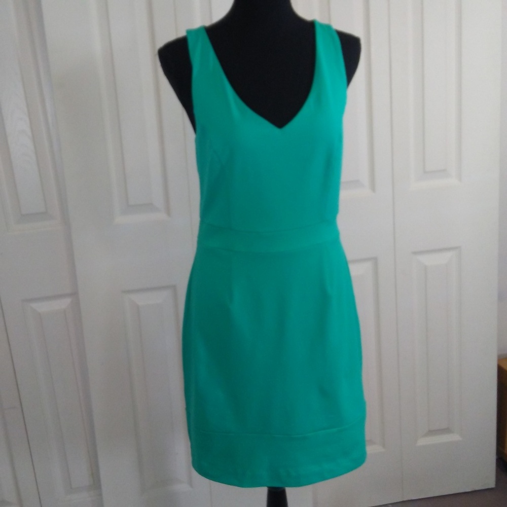 Cynthia Rowley Deep Aqua Sleeveless Dress